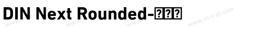 DIN Next Rounded字体转换